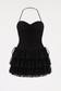 Black mini dress