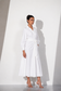 Ivory Grace Wrap Cotton Dress