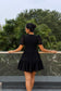 Midnight Muse Georgette Mini Dress