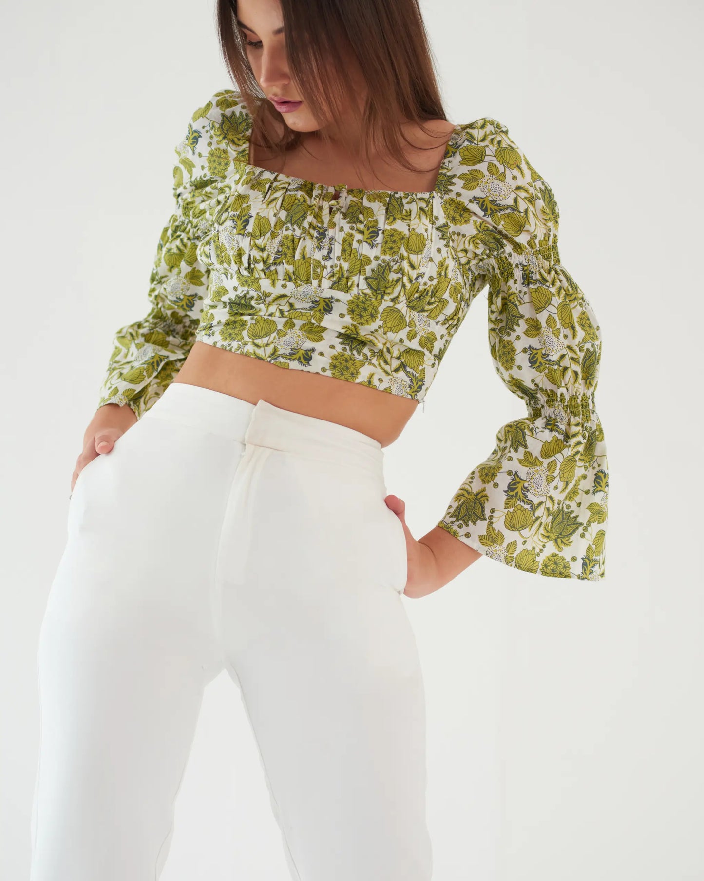 INNER PEACE - Handblock print Cotton top