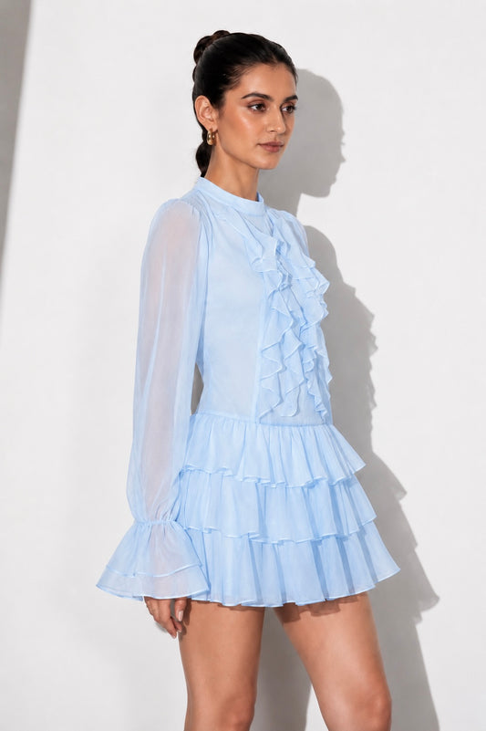 Pearl Ruffle Mini
