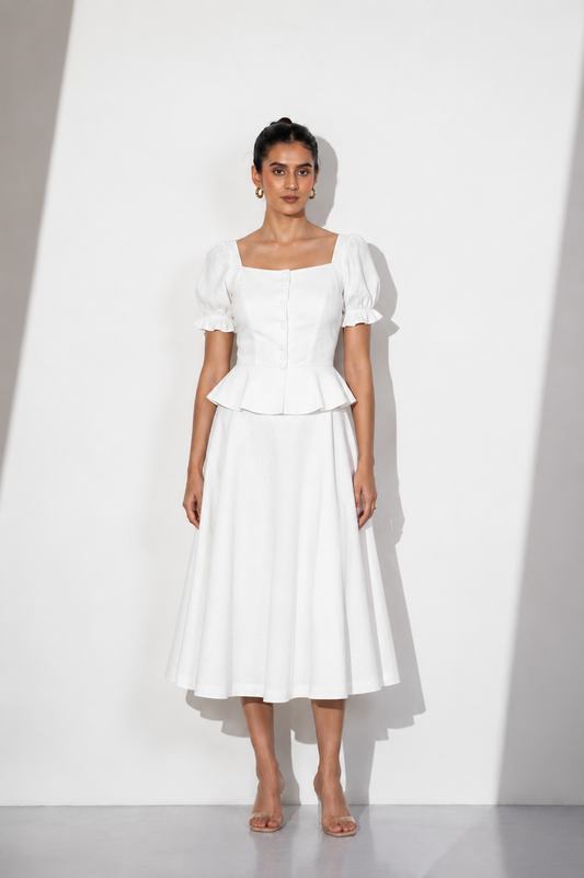 Ivory Grace Cotton Co-ord Set