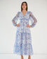 FEEL THE CALM - Georgette print maxi dress