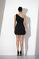 One shoulder mini dress