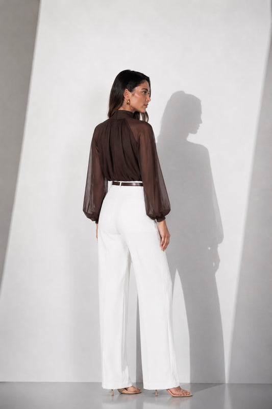 Mocha Ivory Co-ord Set (brown)
