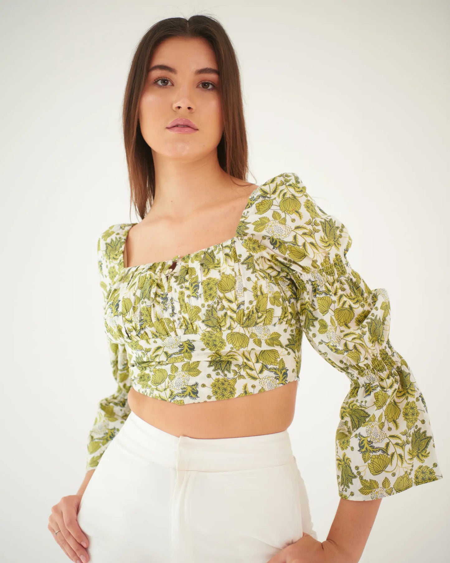 INNER PEACE - Handblock print Cotton top