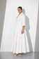 White Cotton Shirt Dress