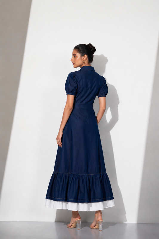 Classic Blue Charm Dress