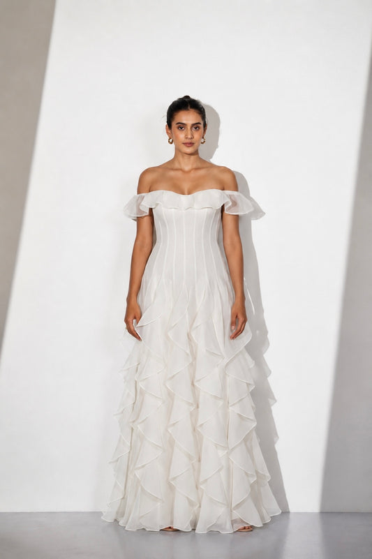 White gown