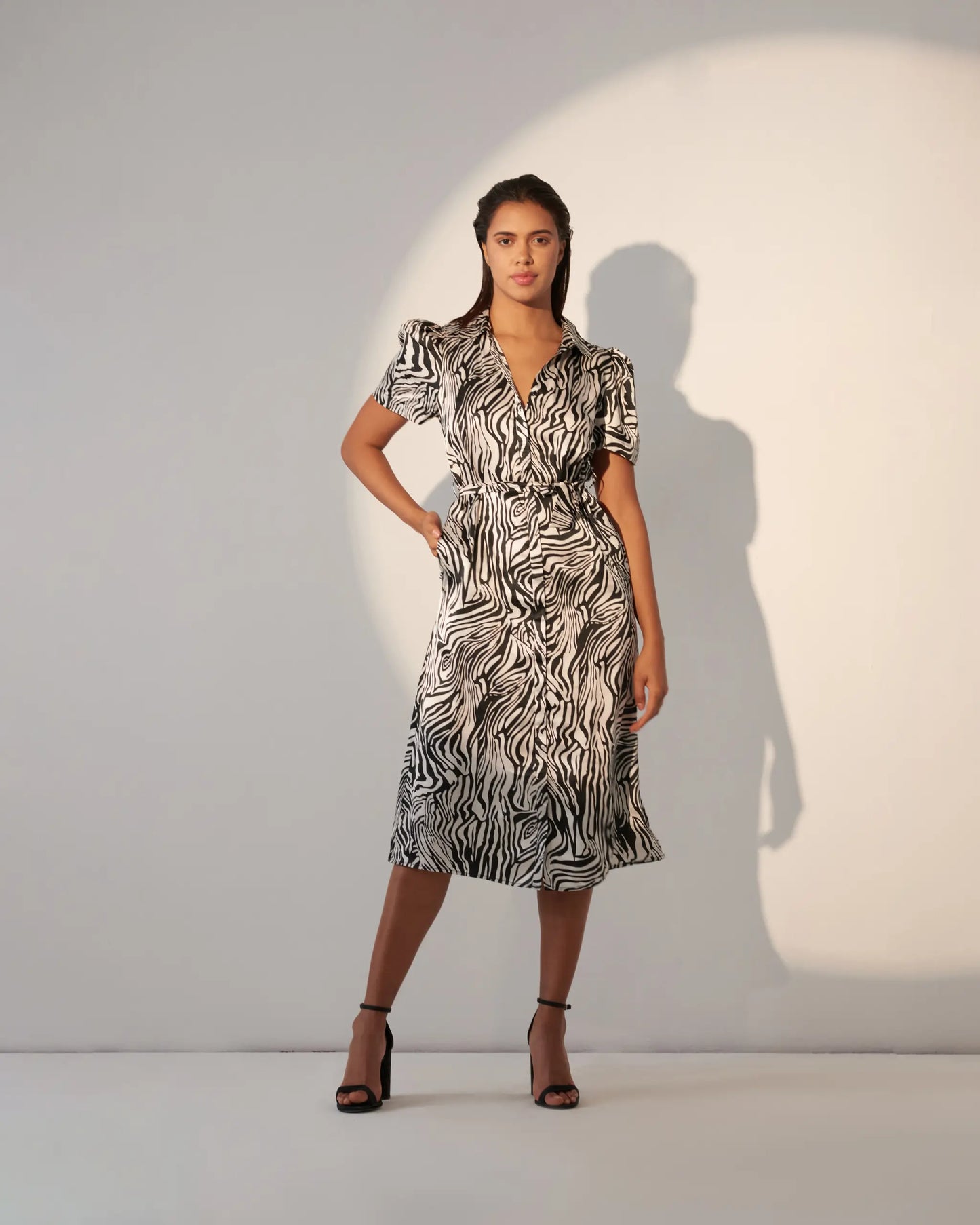 ZEE - Printed shirt dress