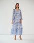 FEEL THE CALM - Georgette print maxi dress
