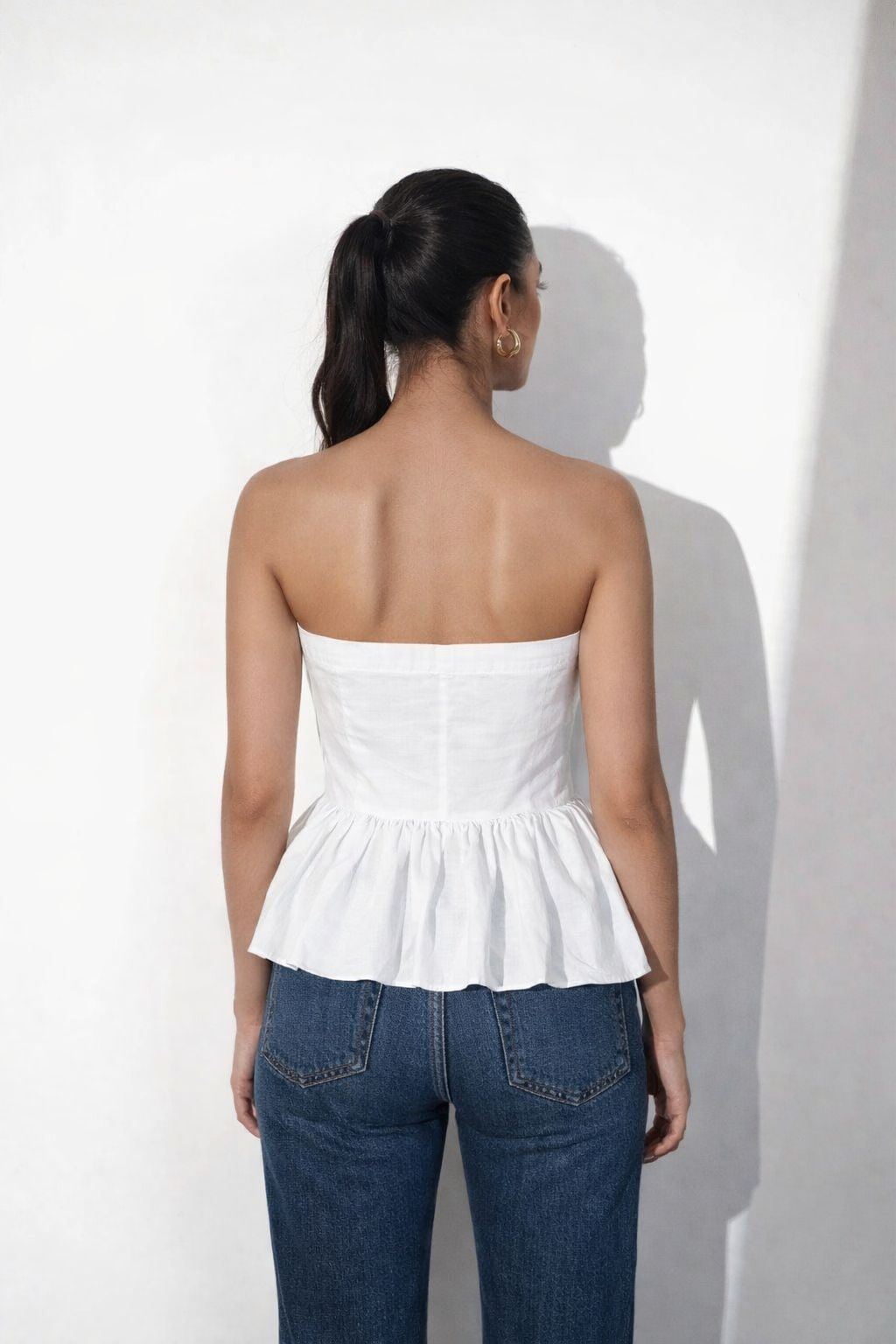 Soft white cotton top