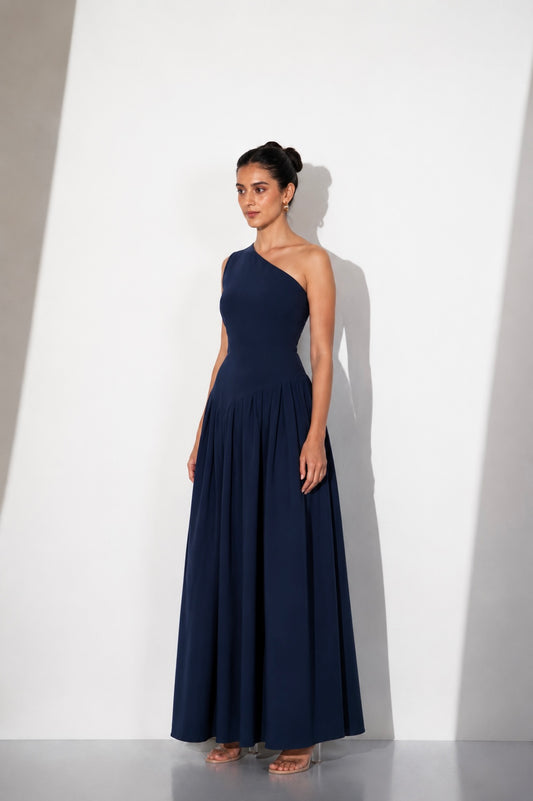 One-Shoulder Maxi Dress