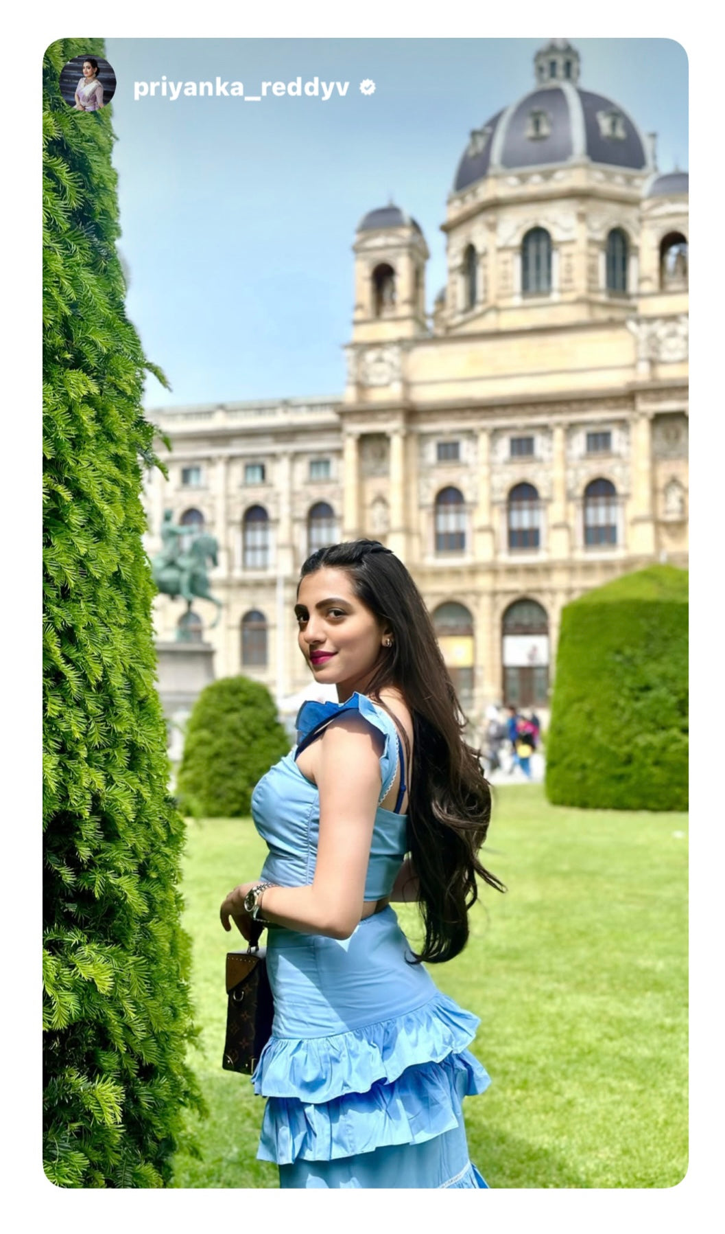 ALARA - Super Elegant Sky blue Coord set