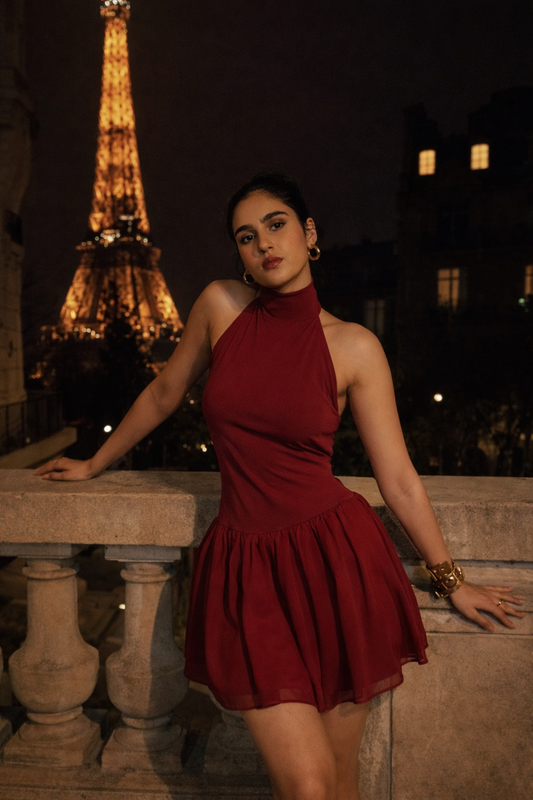 Myclo Cherry Flare Dress