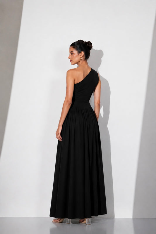 One-Shoulder Maxi Dress