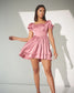 TWIRL GIRL - Satin corset dress.
