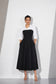 Onyx & Pearl Midi Dress