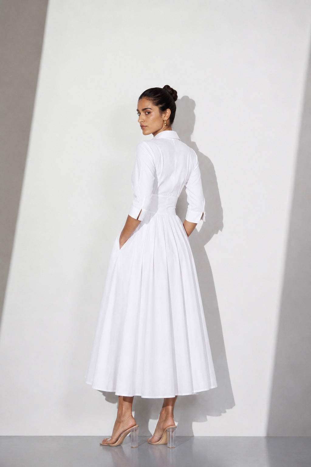 Cotton Midi Dress