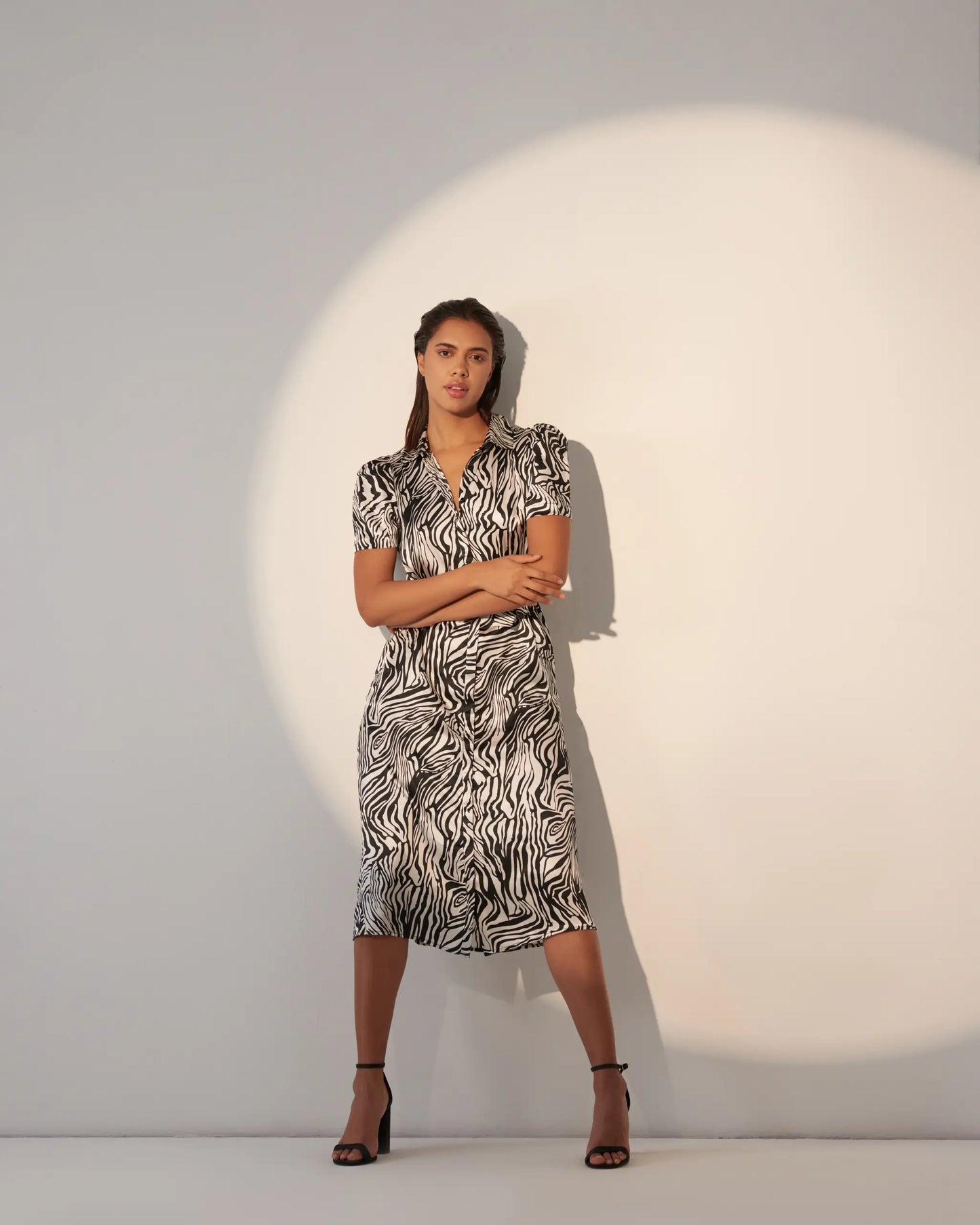 ZEE - Printed shirt dress