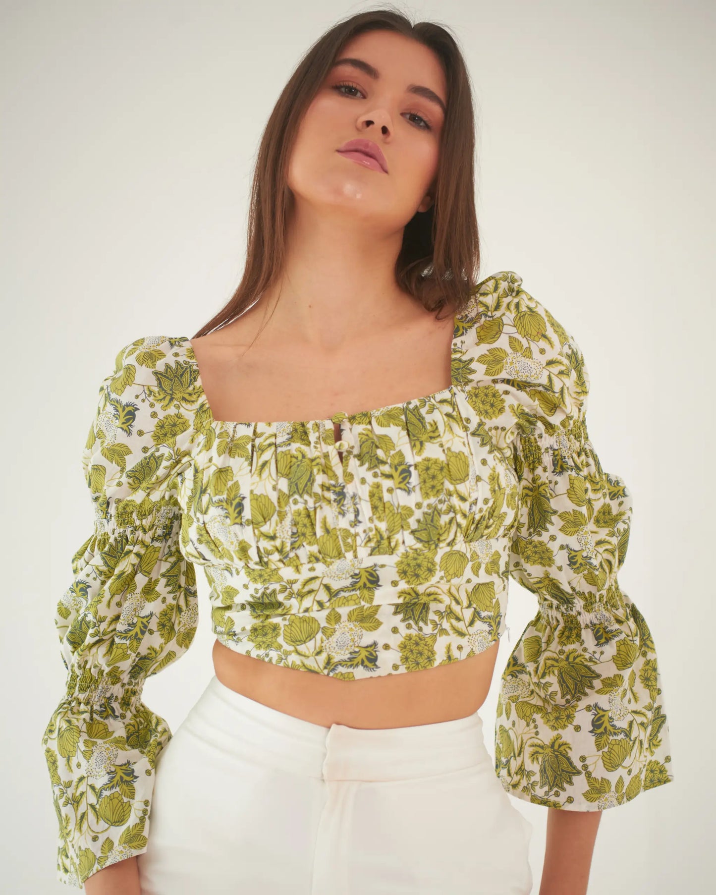 INNER PEACE - Handblock print Cotton top