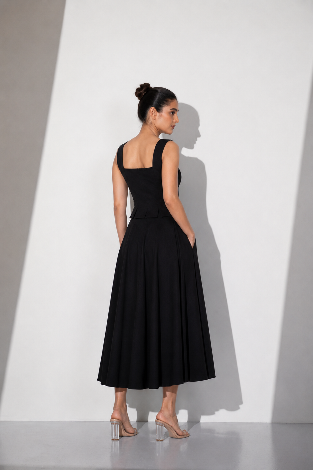 Midnight Grace Heavy Crepe Co-ord Set