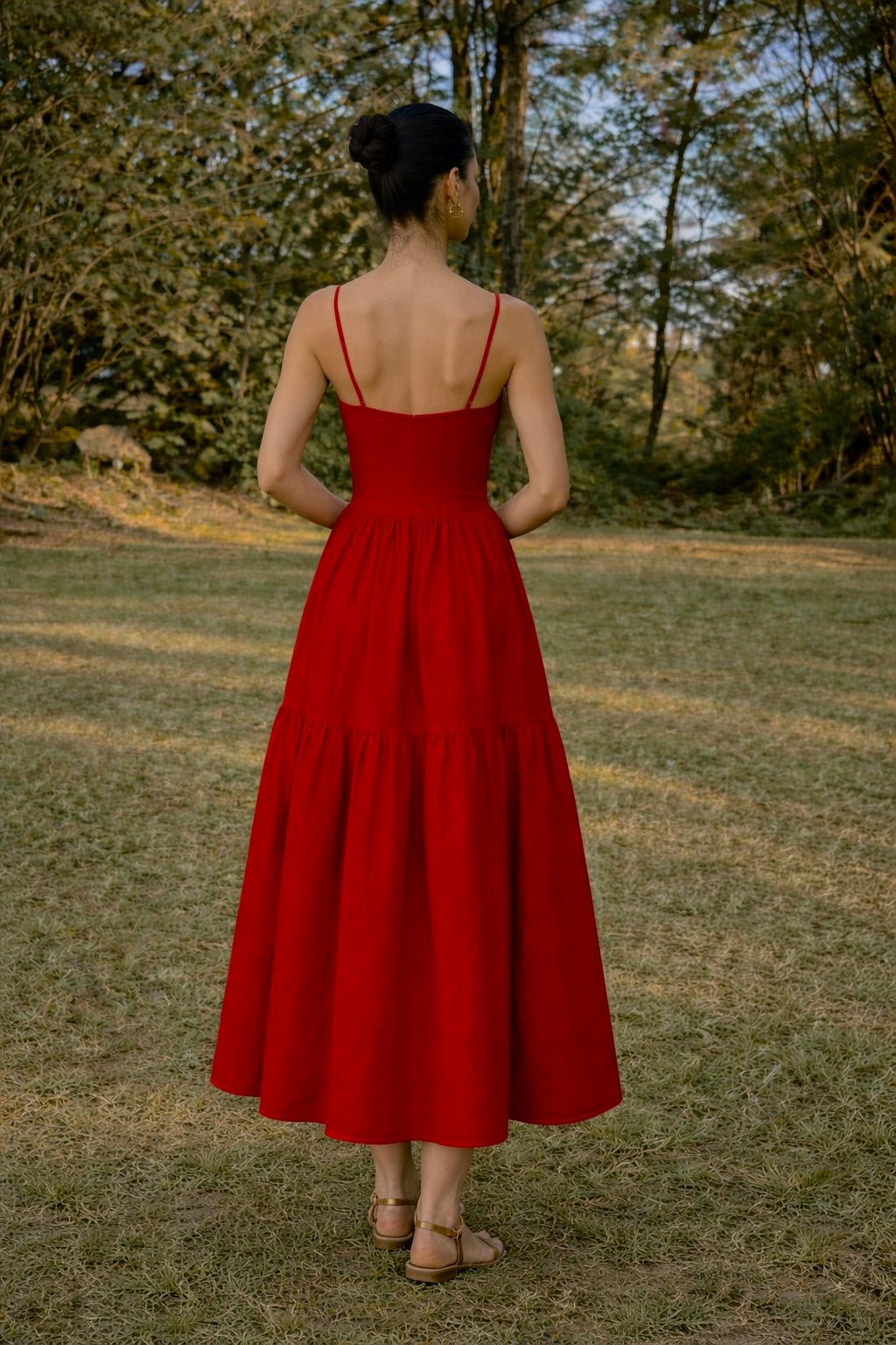 Red Midi Dress