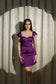 TWILIGHT ELEGANCE - PURPLE CORSET DRESS