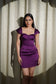 TWILIGHT ELEGANCE - PURPLE CORSET DRESS