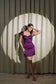 TWILIGHT ELEGANCE - PURPLE CORSET DRESS