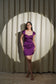 TWILIGHT ELEGANCE - PURPLE CORSET DRESS
