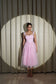 MAJESTIC LOVE - SOFT PINK FLARED DRESS
