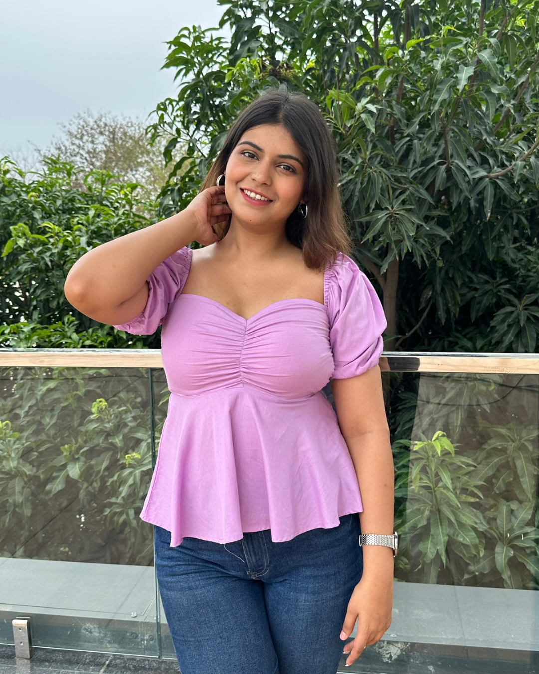 Love for lavender -  Cotton lavender top