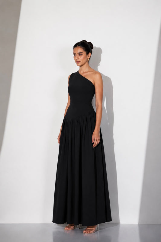 One-Shoulder Maxi Dress