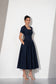 Indigo Charm Denim Midi Dress