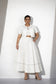 White Layered Skirt Co-ord Set