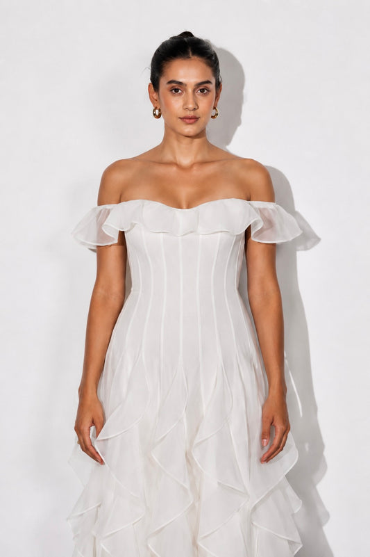 White gown