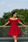 Petal Bloom Cotton Mini Dress