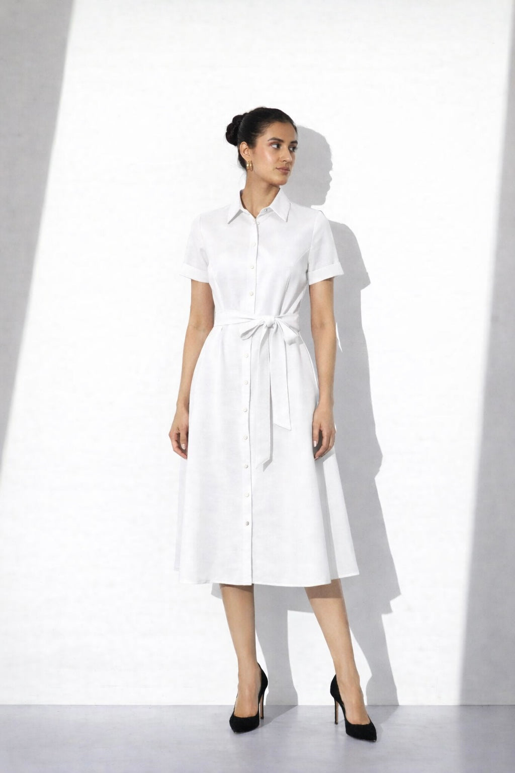 This handcrafted shirt dress