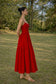 Red Midi Dress