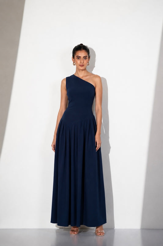 One-Shoulder Maxi Dress