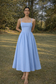 Light Blue Midi Dress