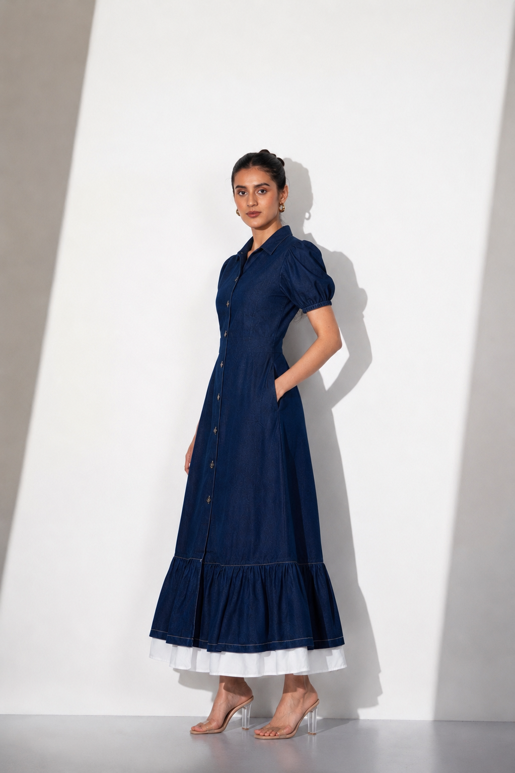 Classic Blue Charm Dress