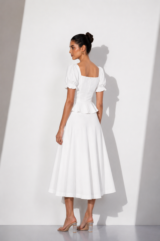 Ivory Grace Cotton Co-ord Set