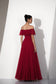 Crimson Romance Georgette Gown