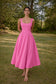 Pink Midi Dress
