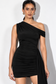 Draped Mini Dress