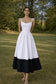 A Classic Cotton Midi Dress