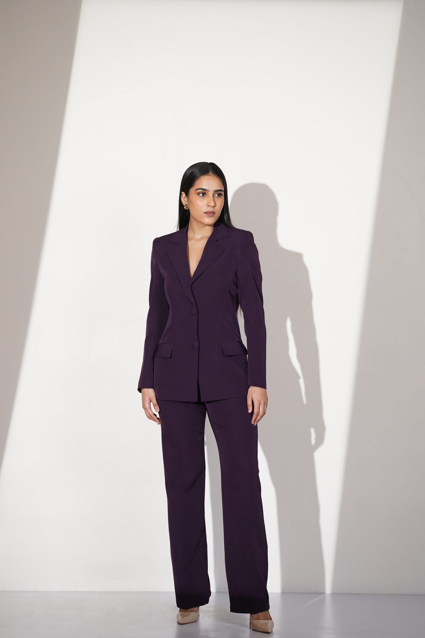 RICH DARK PURPLE SUIT