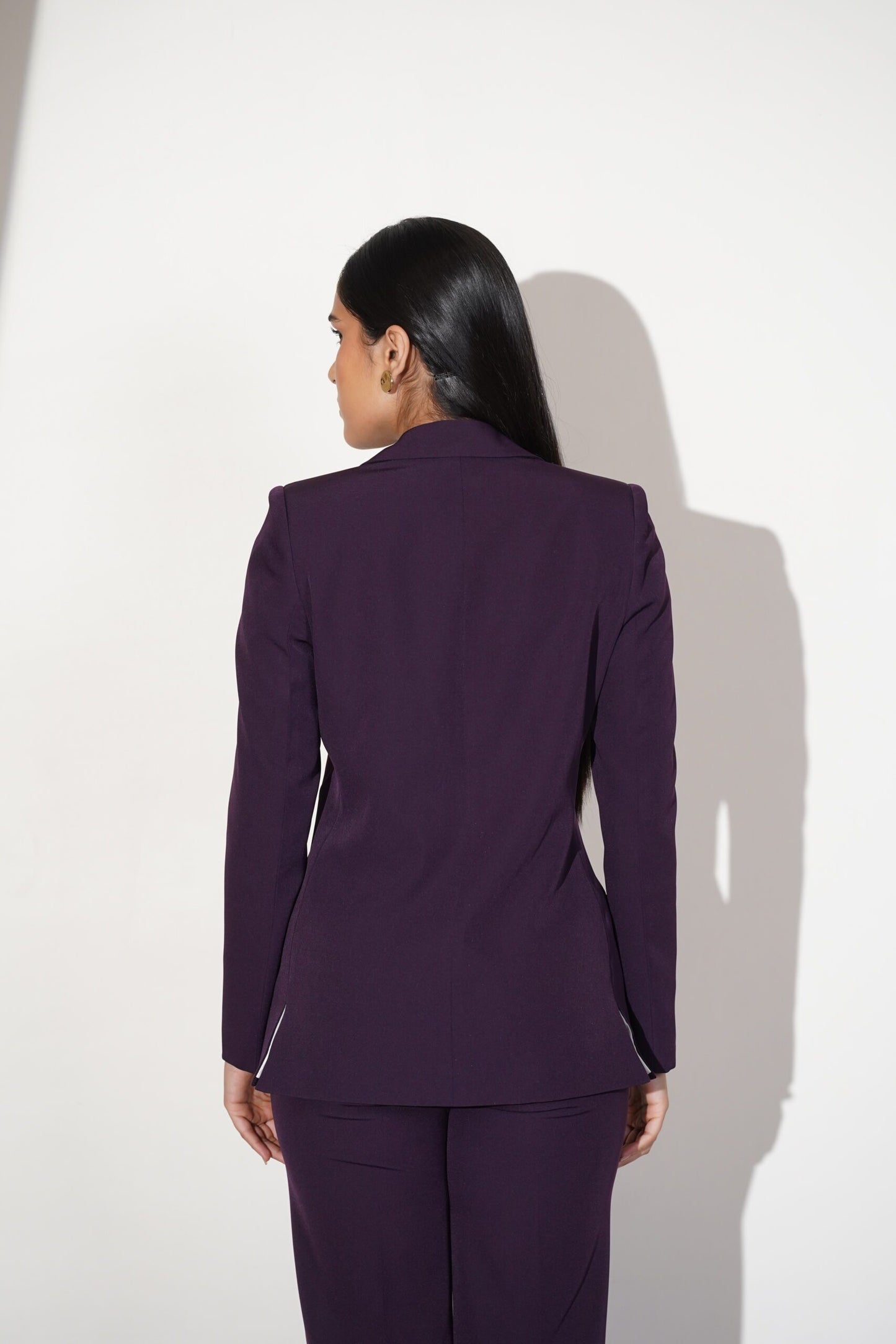 RICH DARK PURPLE SUIT